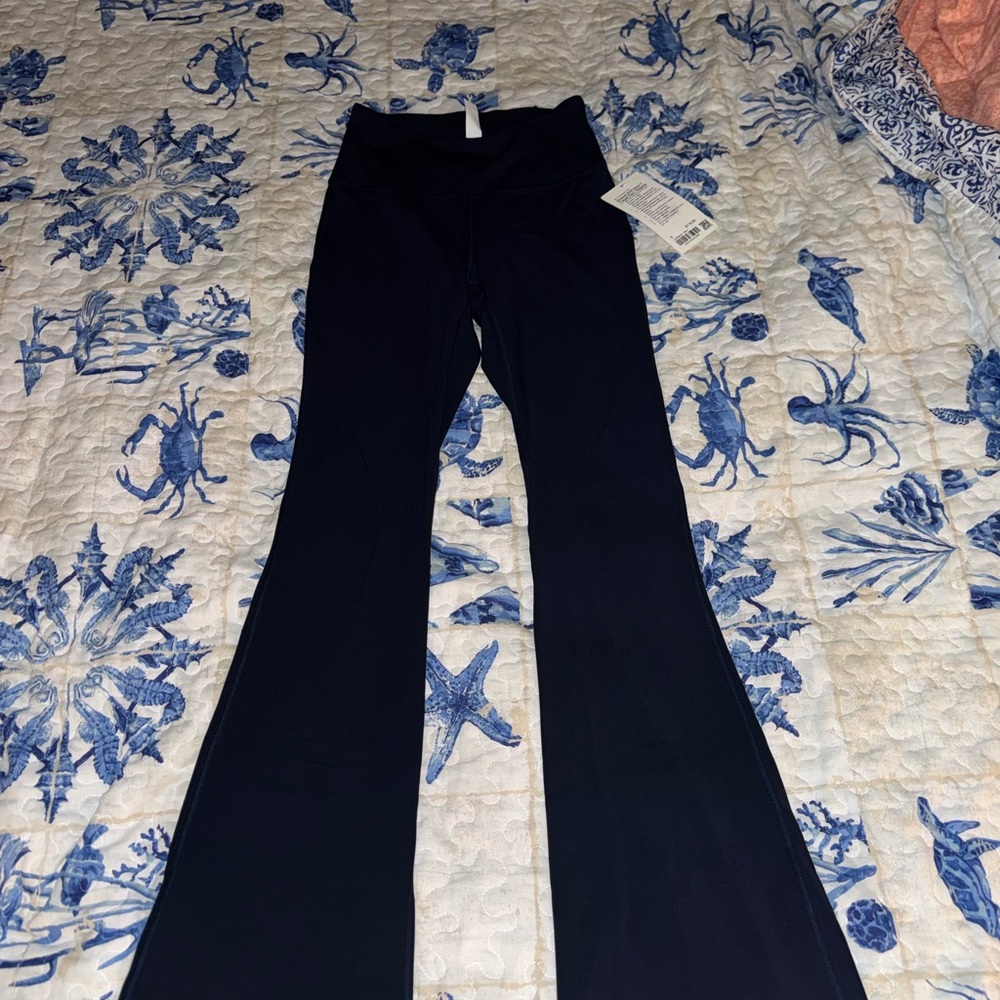 lululemon athletica Navy Flare Leggings